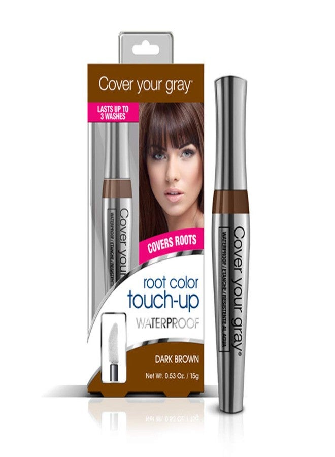 Cover Your Gray Waterproof Root Touch-Up Dark Brown 0.53 Ounce - Image 1